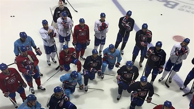 Entraînement des Canadiens de Montréal mercredi Entraînement des Canadiens de Montréal mercredi
