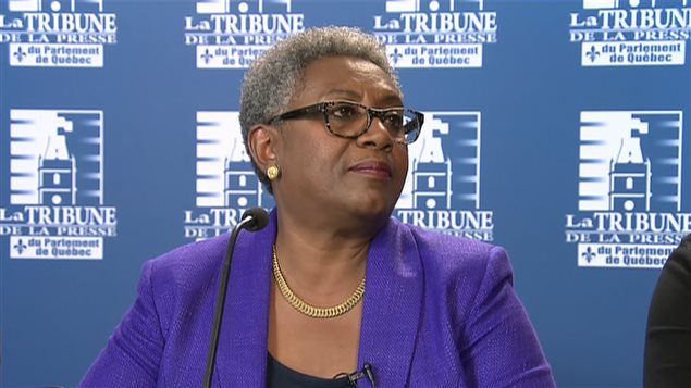 La présidente de la Fédération interprofessionnelle de la santé du Québec (FIQ), Régine Laurent La présidente de la Fédération interprofessionnelle de la santé du Québec (FIQ), Régine Laurent