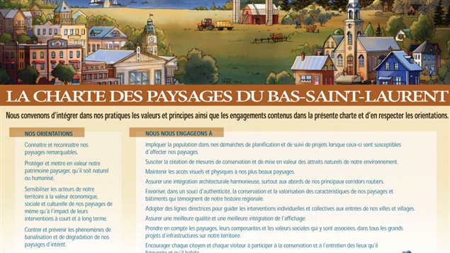 Le public et les organismes sont invités à signer Charte des paysages du Bas-Saint-Laurent Le public et les organismes sont invités à signer Charte des paysages du Bas-Saint-Laurent