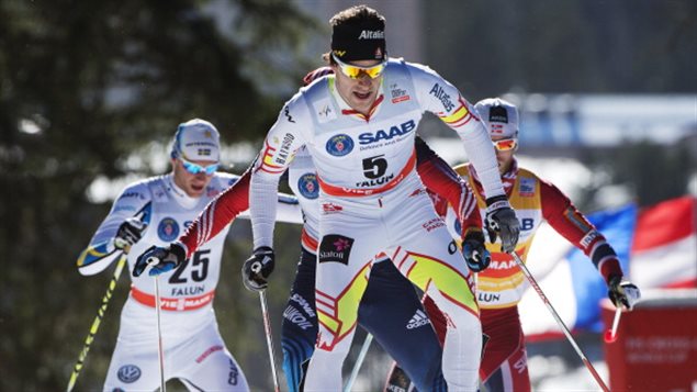 Alex Harvey à la Coupe du monde de Falun en mars 2014. Alex Harvey à la Coupe du monde de Falun en mars 2014.