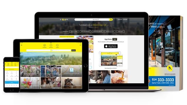 Les Pages jaunes sont désormais disponibles sur plusieurs plateformes. Les Pages jaunes sont désormais disponibles sur plusieurs plateformes.