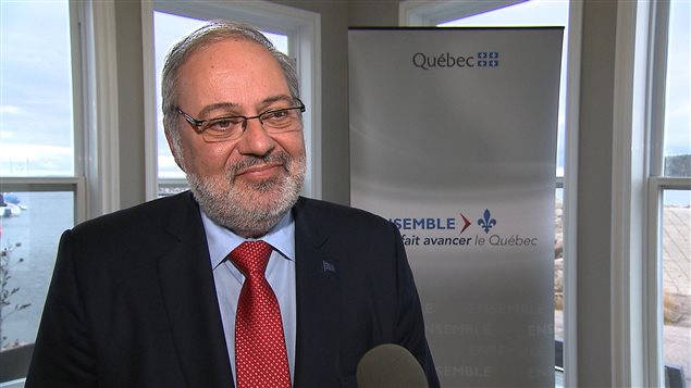 Pierre Arcand, ministre des Ressources naturelles et responsable de la Côte-Nord. Pierre Arcand, ministre des Ressources naturelles et responsable de la Côte-Nord.