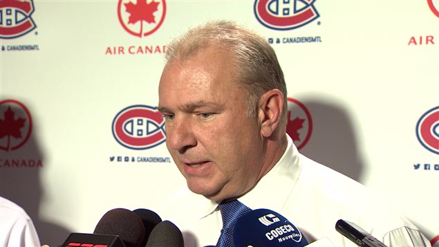 L'entraîneur-chef du Canadien de Montréal, Michel Therrien L'entraîneur-chef du Canadien de Montréal, Michel Therrien