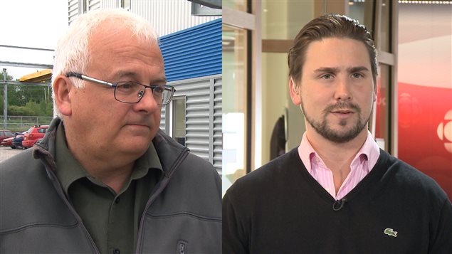 Les deux hommes d'affaires rimouskois Jean Pouliot et Jean-Maxime Mercier Les deux hommes d'affaires rimouskois Jean Pouliot et Jean-Maxime Mercier