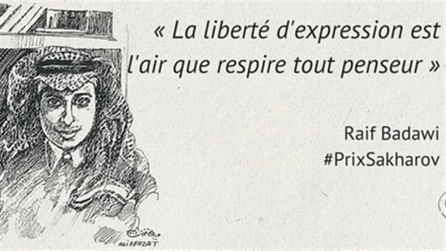 Raif Badawi remporte le Prix Sakharov Raif Badawi remporte le Prix Sakharov