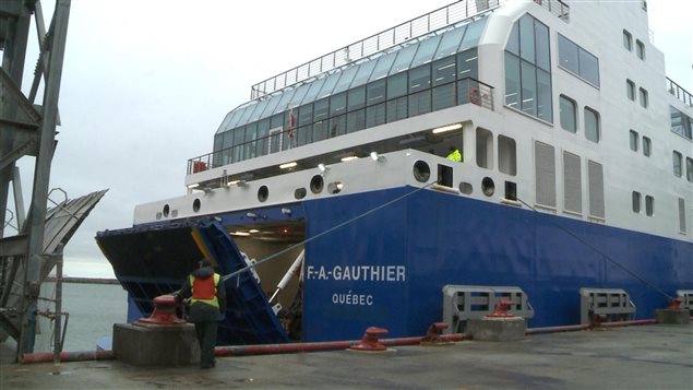 Le navire F.-A.-Gauthier qui assure la liaison entre Matane, Baie-Comeau et Godbout, sur la Côte-Nord Le navire F.-A.-Gauthier qui assure la liaison entre Matane, Baie-Comeau et Godbout, sur la Côte-Nord