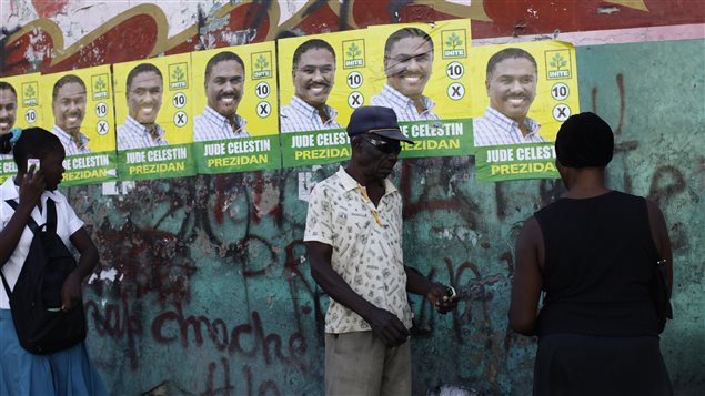 Jovenel Moïse et Jude Célestin s'affronteront au 2e tour de l'élection présidentielle. Jovenel Moïse et Jude Célestin s'affronteront au 2e tour de l'élection présidentielle.