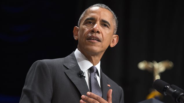 Le président américain Barack Obama Le président américain Barack Obama