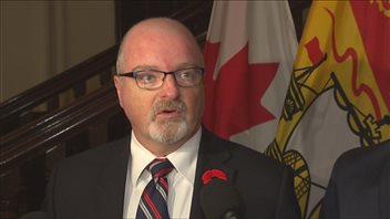 Le chef de l'Opposition officielle du Nouveau-Brunswick, Bruce Fitch Le chef de l'Opposition officielle du Nouveau-Brunswick, Bruce Fitch
