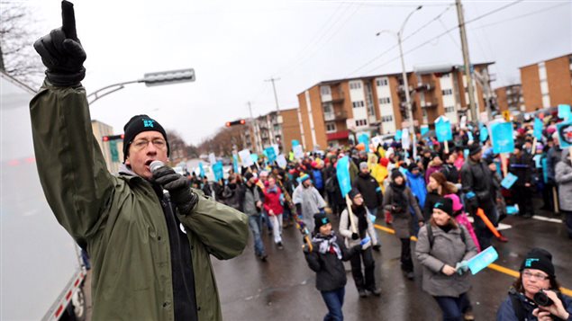 Le président du Syndicat des enseignants de la région de Québec, Denis Simard. Le président du Syndicat des enseignants de la région de Québec, Denis Simard.