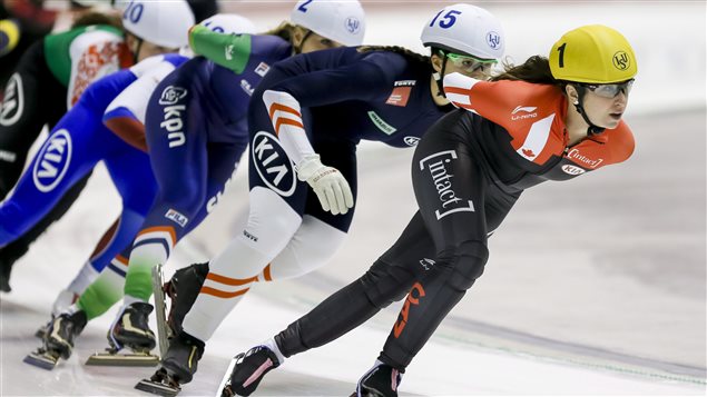 Ivanie Blondin a mené une bonne partie de la course avant de finir deuxième Ivanie Blondin a mené une bonne partie de la course avant de finir deuxième