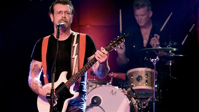 Jesse Hughes et Josh Homme d'Eagles of Death Metal Jesse Hughes et Josh Homme d'Eagles of Death Metal