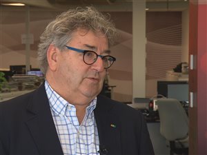 Le maire de Rimouski, Éric Forest Le maire de Rimouski, Éric Forest