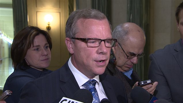 Le premier ministre de la Saskatchewan Brad Wall. Le premier ministre de la Saskatchewan Brad Wall.
