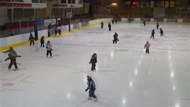 L'aréna de Paspébiac en Gaspésie L'aréna de Paspébiac en Gaspésie