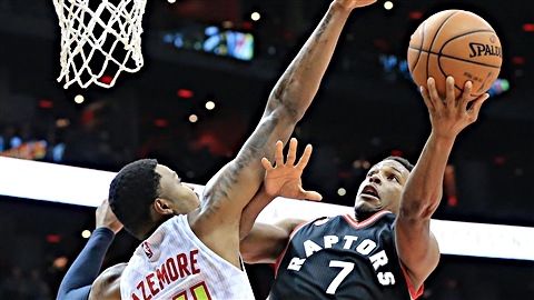 Kyle Lowry a inscrit 31 points pour les Raptors Kyle Lowry a inscrit 31 points pour les Raptors