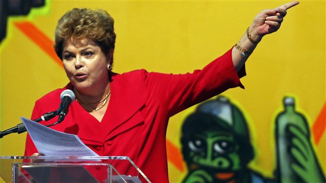 La présidente du Brésil Dilma Rousseff La présidente du Brésil Dilma Rousseff