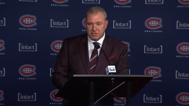 L'entraîneur-chef du Canadien, Michel Therrien L'entraîneur-chef du Canadien, Michel Therrien