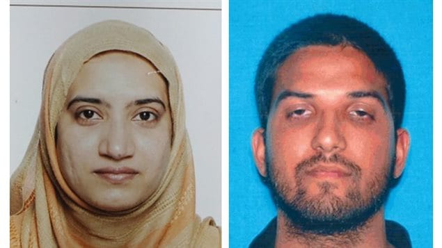 Tashfeen Malik et son époux américain Syed Farook Tashfeen Malik et son époux américain Syed Farook