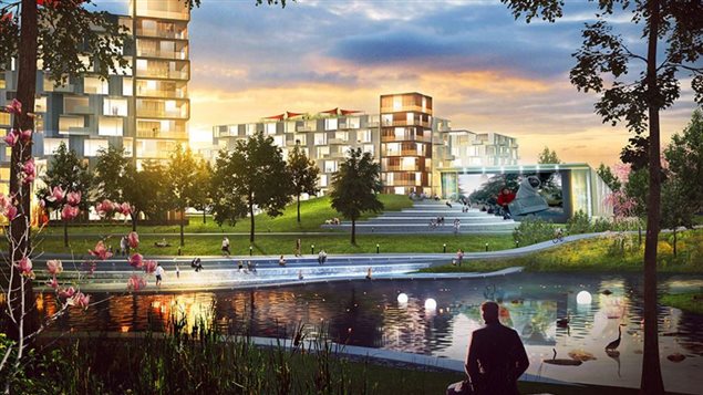 Exemple d'un quartier « TOD » Exemple d'un quartier « TOD »