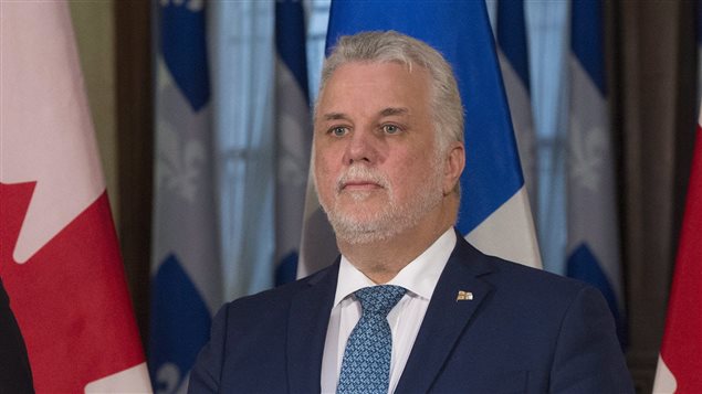 Le premier ministre du Québec, Philippe Couillard Le premier ministre du Québec, Philippe Couillard