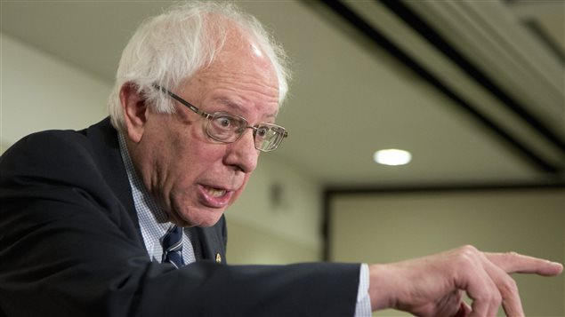 Bernie Sanders faisant campagne à Washington, le 17 décembre 2015 Bernie Sanders faisant campagne à Washington, le 17 décembre 2015