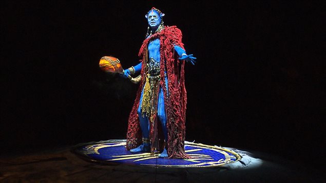 Image prise lors de la première du spectacle Toruk le lundi 21 décembre au Centre Bell de Montréal Image prise lors de la première du spectacle Toruk le lundi 21 décembre au Centre Bell de Montréal