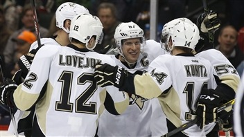 Sidney Crosby (centre) Sidney Crosby (centre)