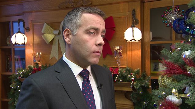 Cam Broten, le chef du Nouveau Parti démocratique Cam Broten, le chef du Nouveau Parti démocratique