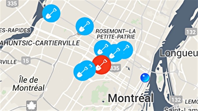L'application WeDo permet de trouver un pelleteur. L'application WeDo permet de trouver un pelleteur.