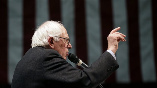 Bernie Sanders, le 30 décembre 2015, dans l'État de l'Iowa Bernie Sanders, le 30 décembre 2015, dans l'État de l'Iowa