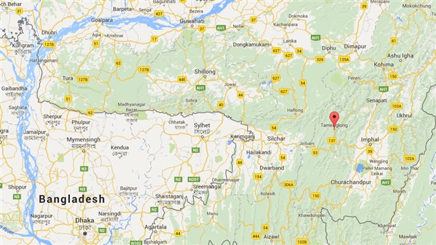 La région de Tamenglong, en Inde La région de Tamenglong, en Inde