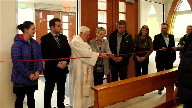 Inauguration de la nouvelle église de Grande-Entrée, aux Îles-de-la-Madeleine Inauguration de la nouvelle église de Grande-Entrée, aux Îles-de-la-Madeleine
