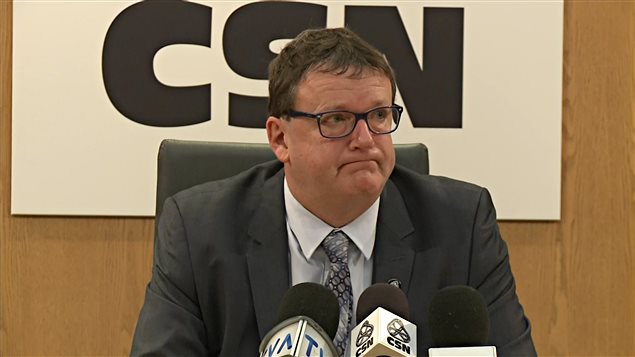 Jacques Létourneau, président de la CSN Jacques Létourneau, président de la CSN
