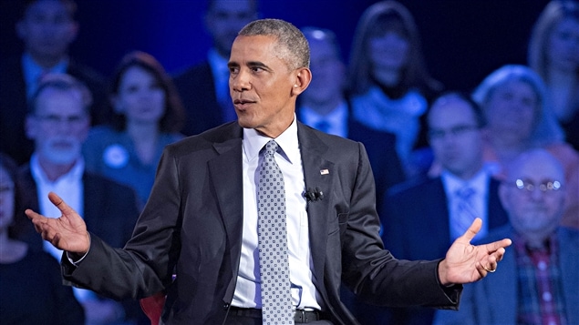 Le président Barack Obama, sur les ondes du réseau CNN, le 7 janvier 2016. Le président Barack Obama, sur les ondes du réseau CNN, le 7 janvier 2016.