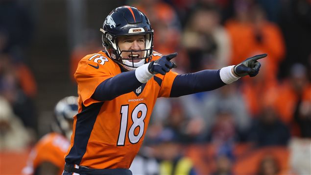 Peyton Manning à son retour contre les Chargers le 3 janvier 2016 Peyton Manning à son retour contre les Chargers le 3 janvier 2016