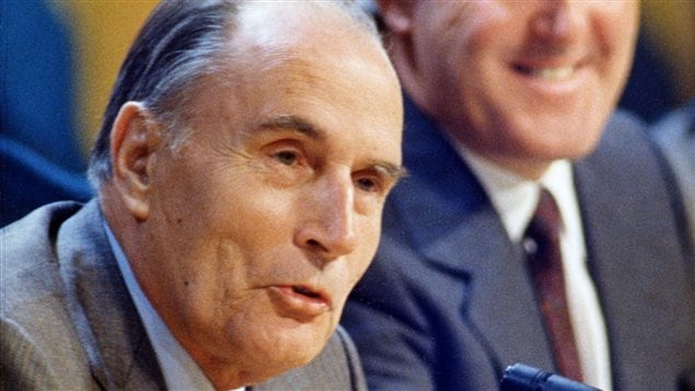 L'ex-président français François Mitterrand L'ex-président français François Mitterrand