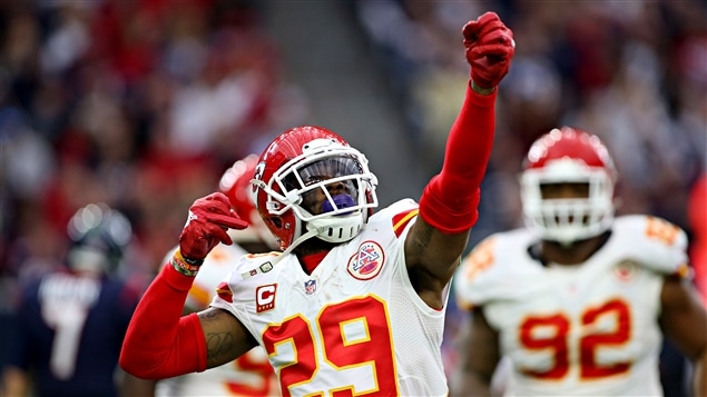 Eric Berry célèbre une interception Eric Berry célèbre une interception