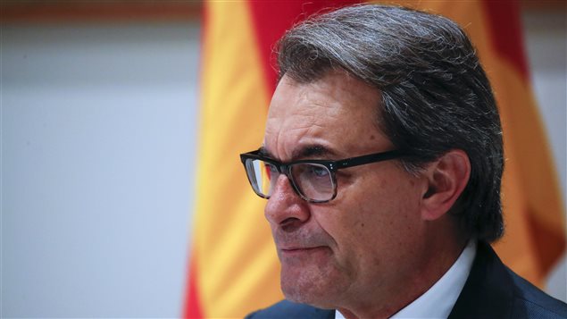 Le président Artur Mas de la Catalogne Le président Artur Mas de la Catalogne