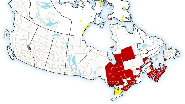 Alerte météo en vigueur pour l'Abitibi-Témiscamingue Alerte météo en vigueur pour l'Abitibi-Témiscamingue