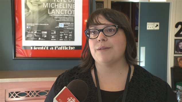La coordonnatrice du Festival « Vues dans la tête de... », Marie-Amélie Dubé. La coordonnatrice du Festival « Vues dans la tête de... », Marie-Amélie Dubé.