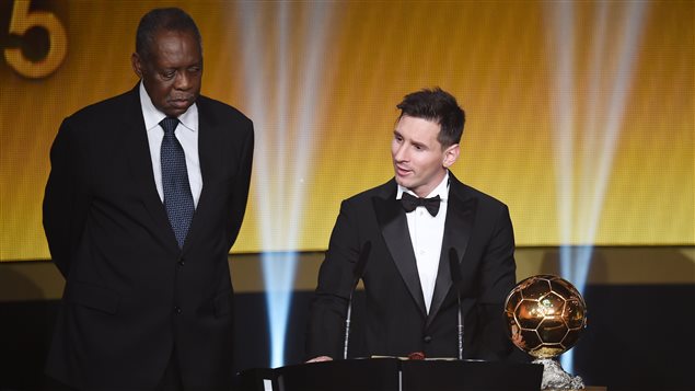 Lionel Messi et son cinquième Ballon d'or Lionel Messi et son cinquième Ballon d'or