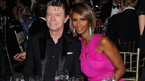 David Bowie et Iman en 2011 à New York David Bowie et Iman en 2011 à New York