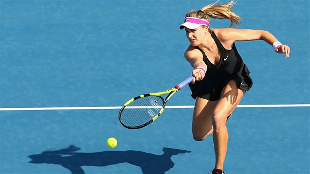 Eugenie Bouchard à Hobart Eugenie Bouchard à Hobart