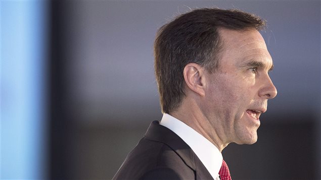 Le ministre des Finances du Canada, Bill Morneau Le ministre des Finances du Canada, Bill Morneau