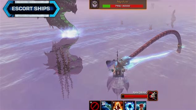 Le jeu Escort Ships, conçu par Élie Villeneuve, est finaliste du concours. Le jeu Escort Ships, conçu par Élie Villeneuve, est finaliste du concours.