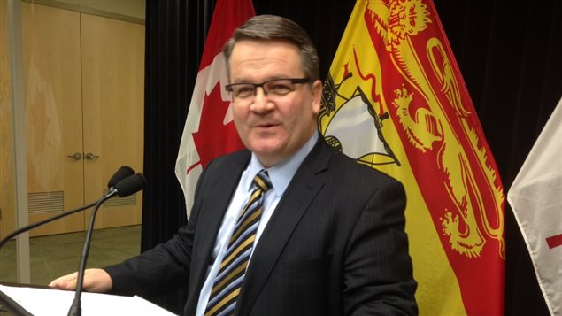 Le ministre Victor Boudreau Le ministre Victor Boudreau