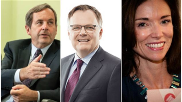 David MacNaughton, Marc-André Blanchard et Marie-Louise Hannan. David MacNaughton, Marc-André Blanchard et Marie-Louise Hannan.
