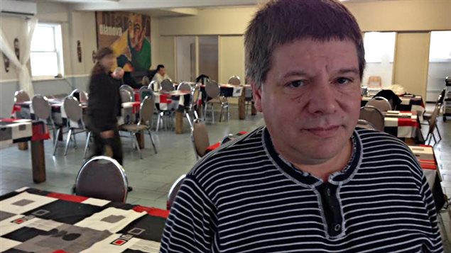 L'un des utilisateurs du centre Dianova, Franck Forcier L'un des utilisateurs du centre Dianova, Franck Forcier