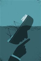 Bateau qui sombre dans l'eau. La coque est une représentation d'un visage. L'index est devant la bouche pour demander le silence. Bateau qui sombre dans l'eau. La coque est une représentation d'un visage. L'index est devant la bouche pour demander le silence.
